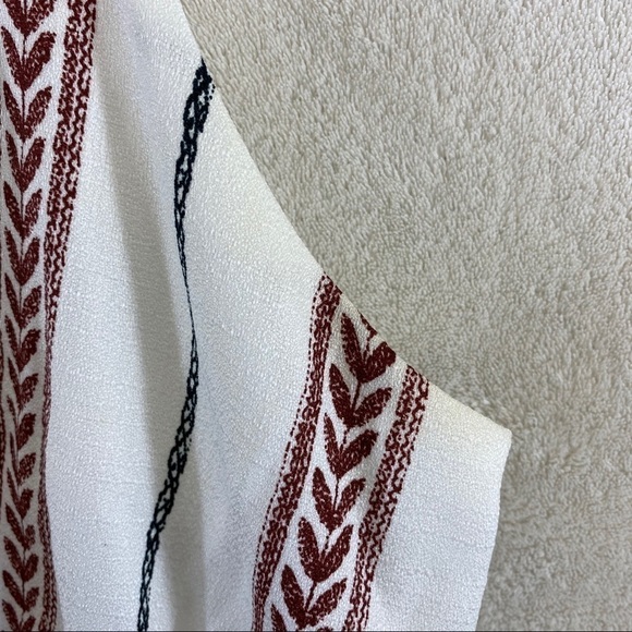 Moon River border print lace up dress - Picture 4 of 8